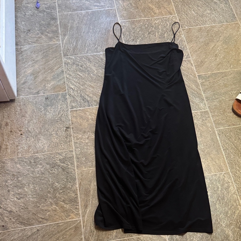 Elegant Black Slip Dress